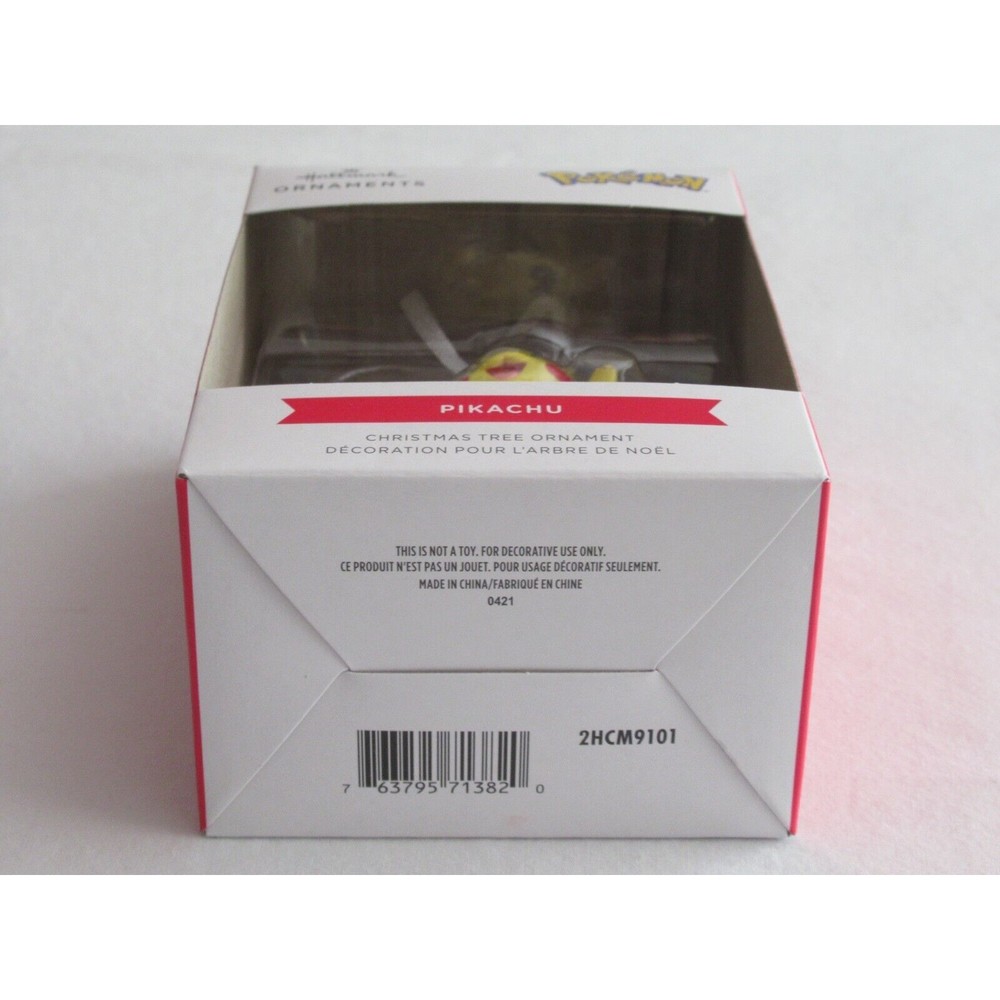 NEW 2021 Hallmark PIKACHU Pokemon Hanging Christmas Tree Ornament Walmart - Picture 6 of 11